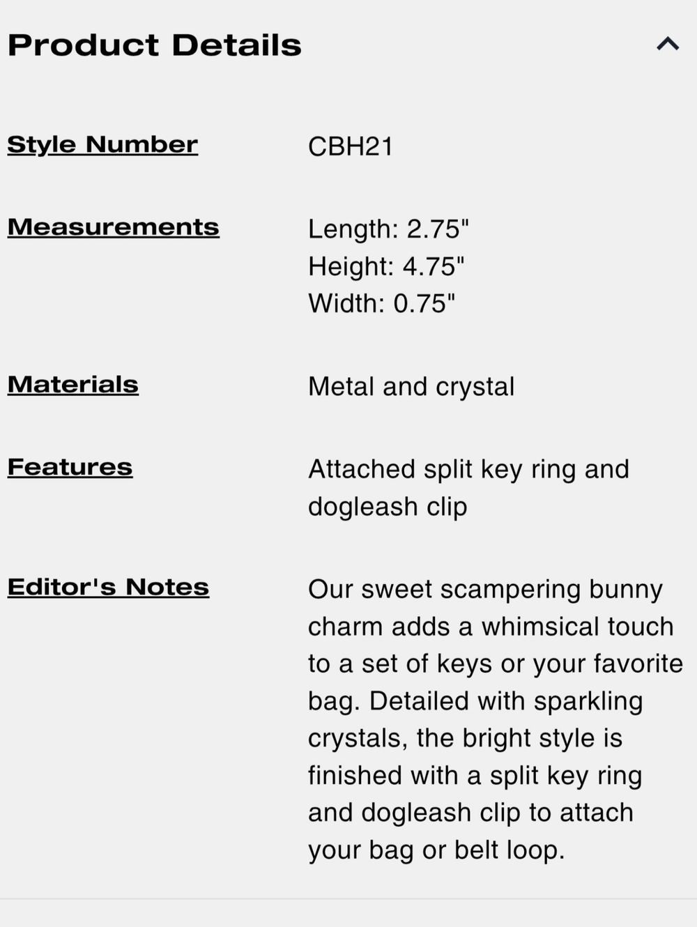 Coach Bunny Bag Charm - Picture 6 of 6